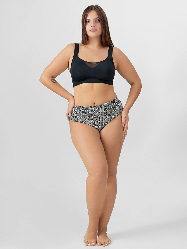 Трусы макси женские с анималистичным принтом - 5