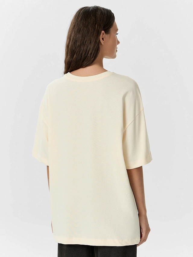 Футболка женская желтая с надписью "Cowgirls" - 3