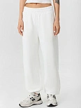 Брюки джоггеры женские белые