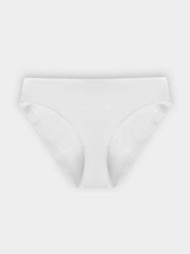 Трусы слипы женские белые - 9