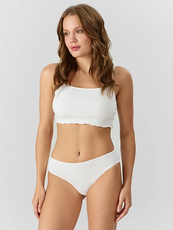 Трусы слипы женские белые