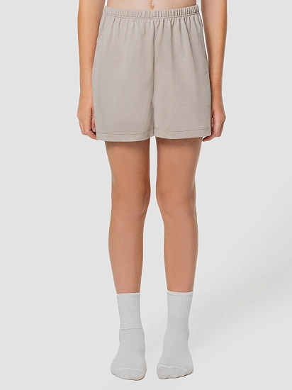 картинка Шорты домашние для девочек бежевые от известного бренда одежды для девочек Mark Formelle