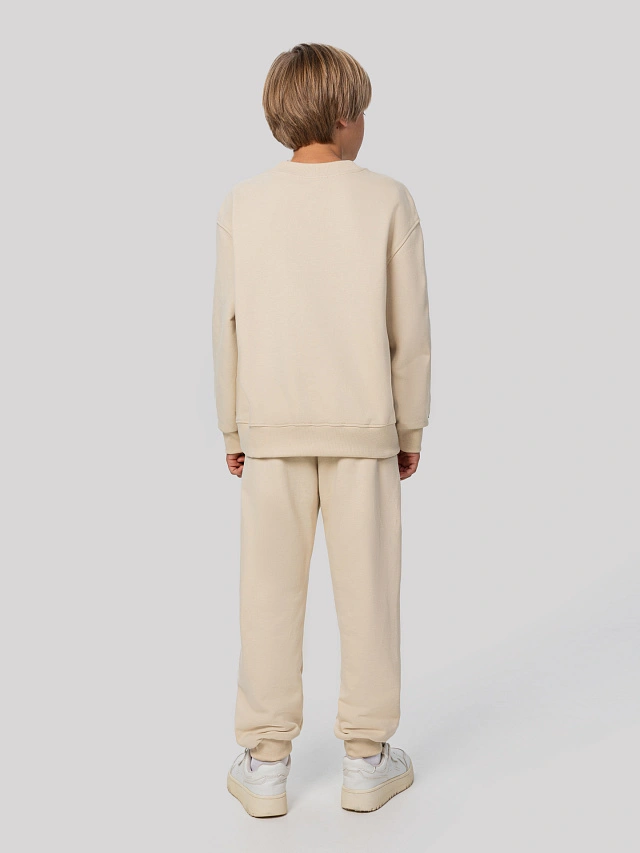 Комплект для мальчиков бежевый с надписью "ready to start" - 5