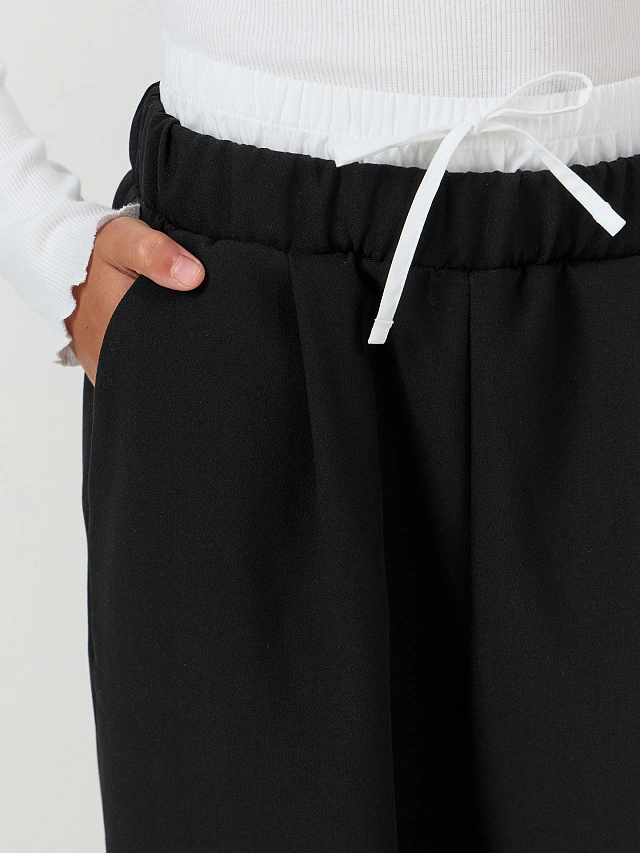 Брюки для девочек черные - 6