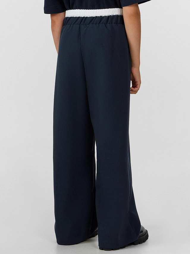 Брюки для девочек синие - 5