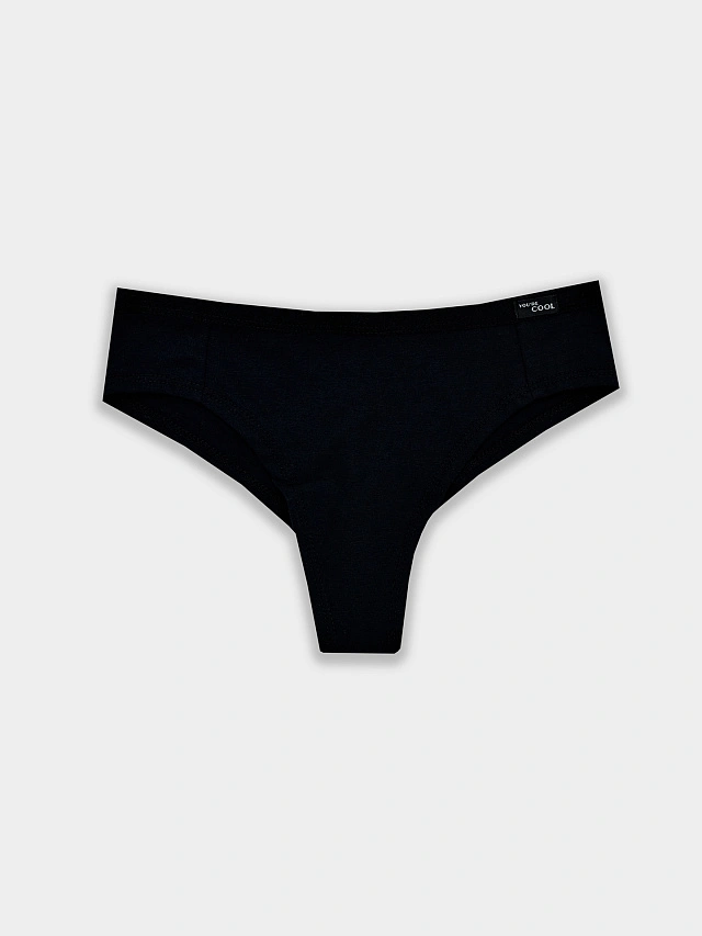 Трусы бразилиана женские черные - 9