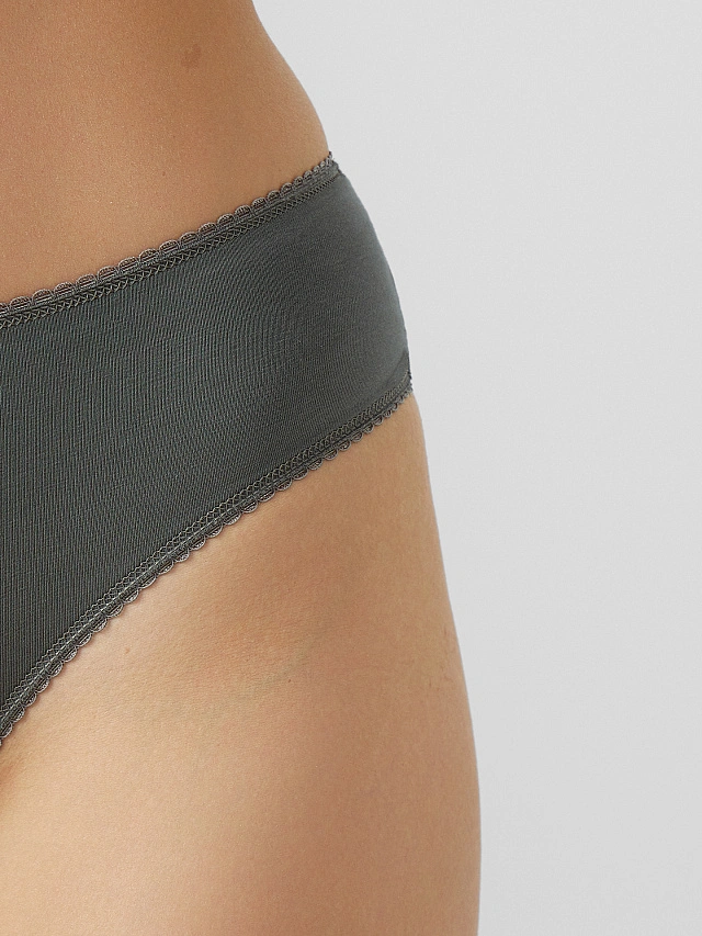 Трусы шортики женские серые - 6