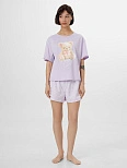 Комплект домашний женский с принтом и надписью "Bear Honey"