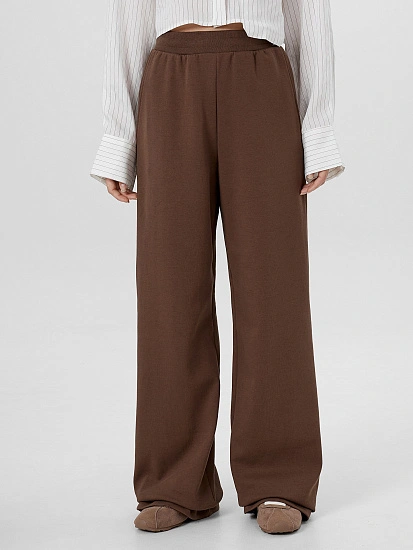 картинка Брюки женские коричневые  от магазина стильной одежды Mark Formelle