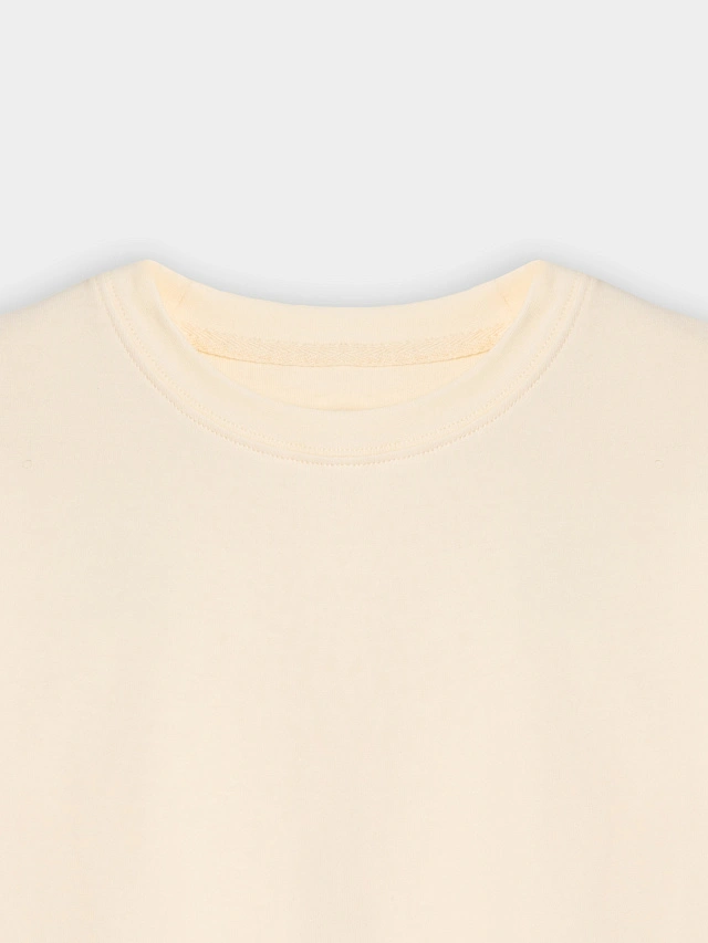 Лонгслив для девочек молочный с бантиками - 13