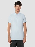 Поло мужское голубое