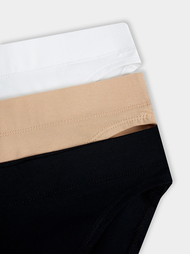 Трусы слипы женские в наборе, 3 шт - 3