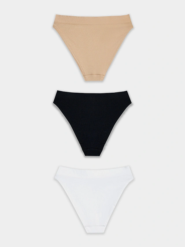 Трусы слипы женские в наборе, 3 шт - 11