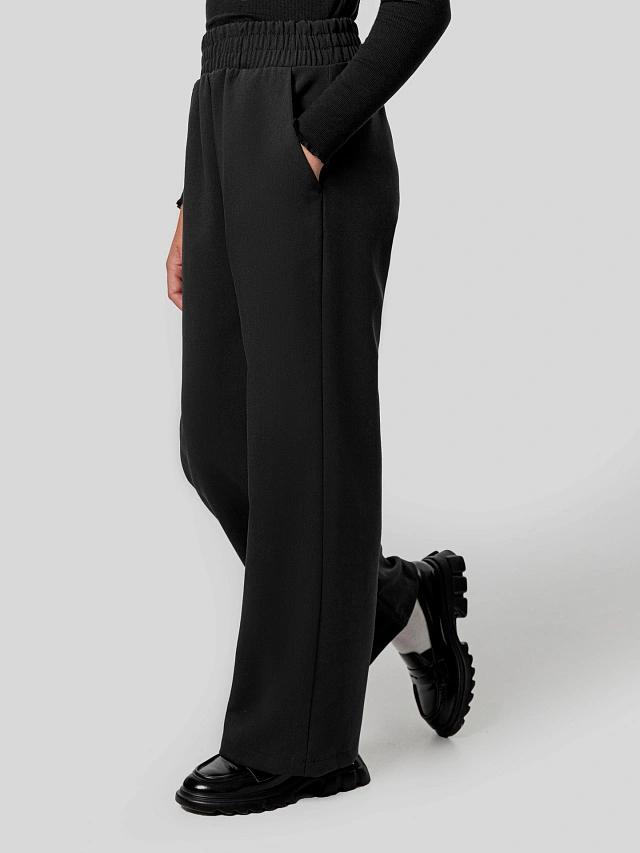 Брюки для девочек черные - 3