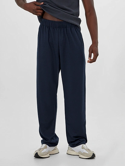 картинка Брюки домашние мужские темно-синие  от магазина мужской одежды Mark Formelle
