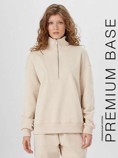 картинка Толстовка женская кремовая от магазина стильной одежды Mark Formelle