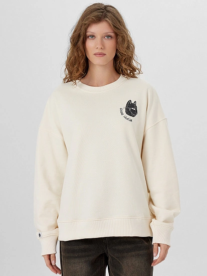 картинка Свитшот женский бежевый от магазина стильной одежды Mark Formelle