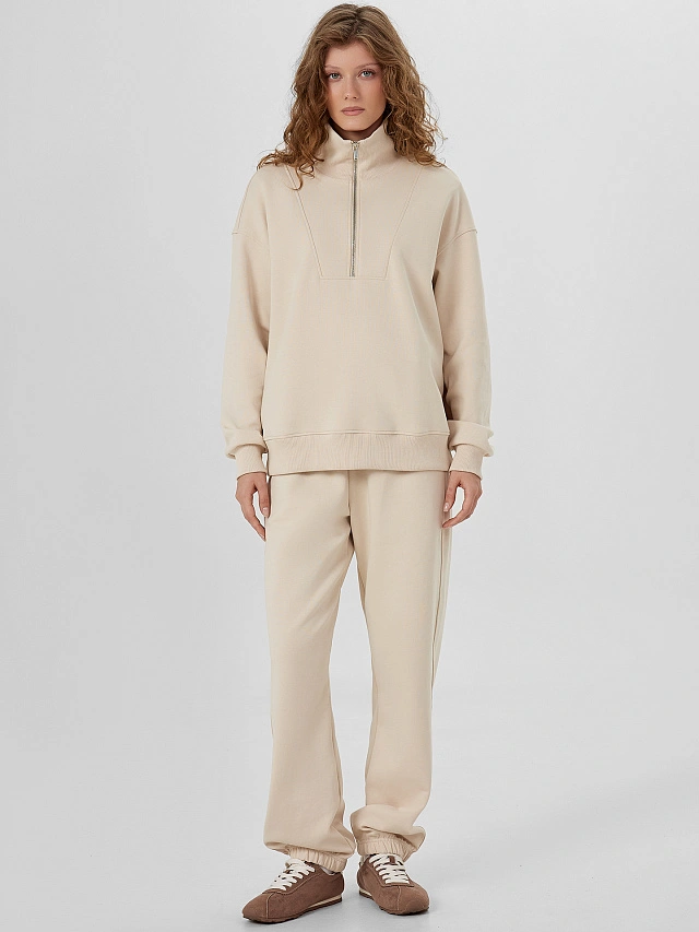 Брюки женские бежевые - 4