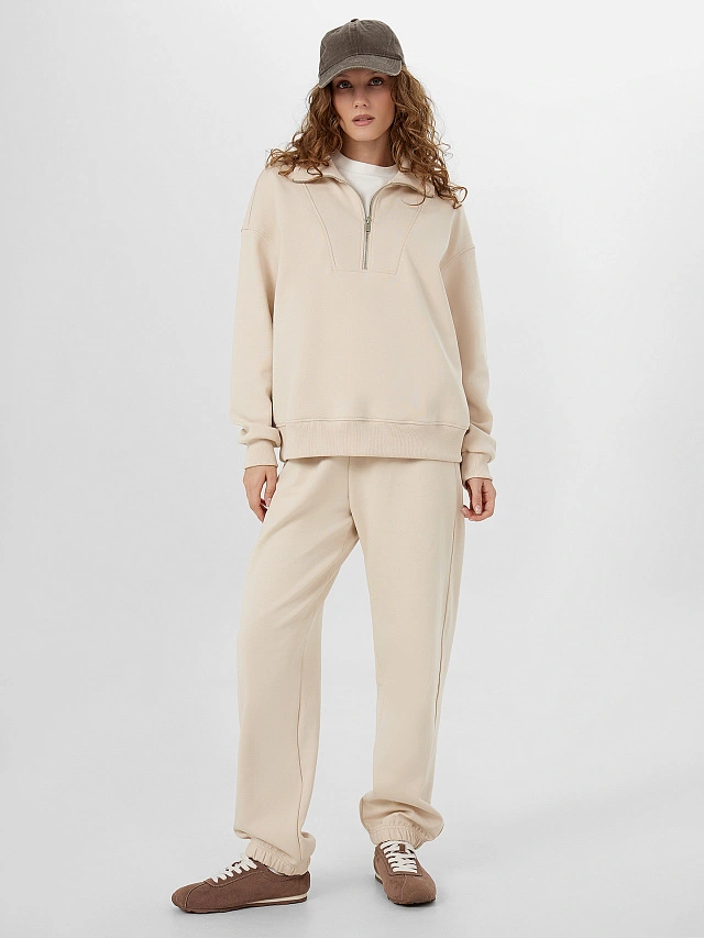 Брюки женские бежевые - 6