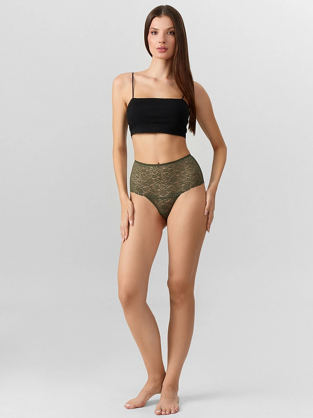 Трусы бразилиана женские из кружева - 6