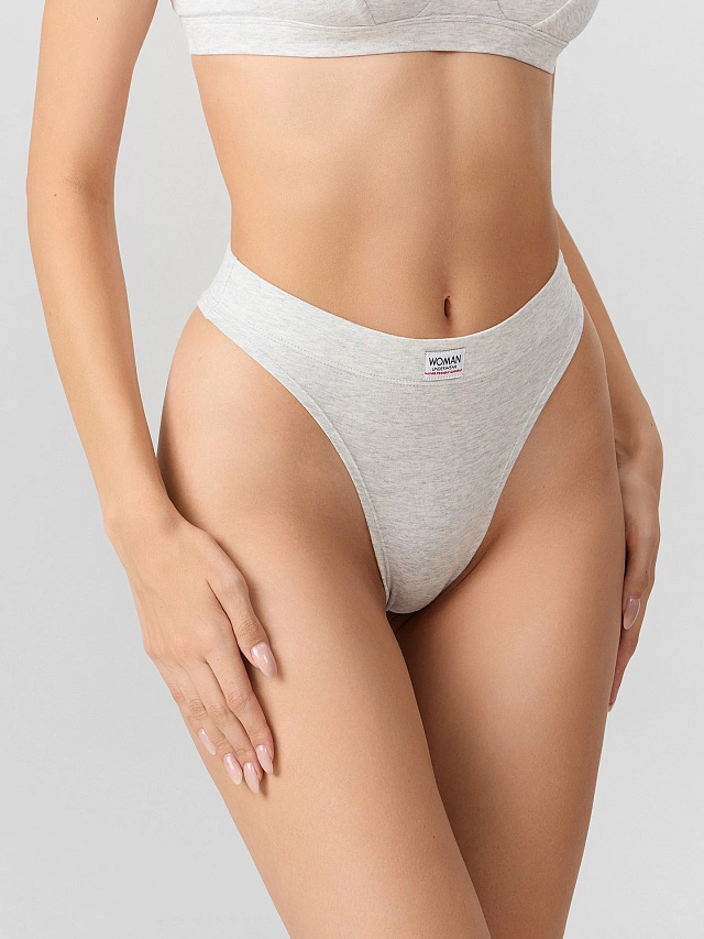 Трусы бразилиана женские в наборе, 3 шт - 2