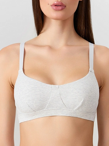 Бюстгальтер женский серый