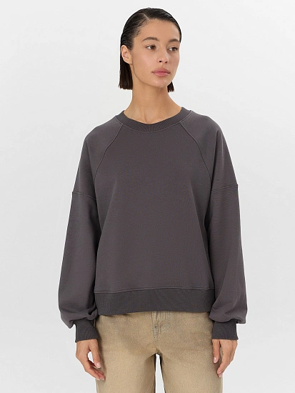 картинка Свитшот женский серый от магазина стильной одежды Mark Formelle
