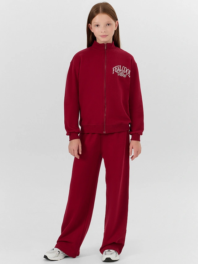 Брюки для девочек красные - 3