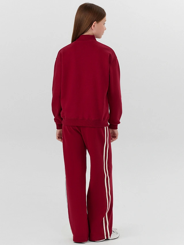 Брюки для девочек красные - 4