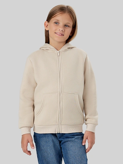 картинка Толстовка для девочек бежевая от известного бренда одежды для девочек Mark Formelle