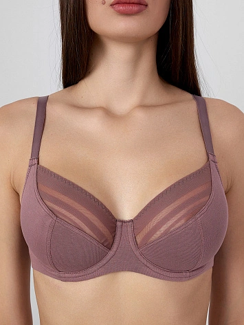 Бюстгальтер женский коричневый