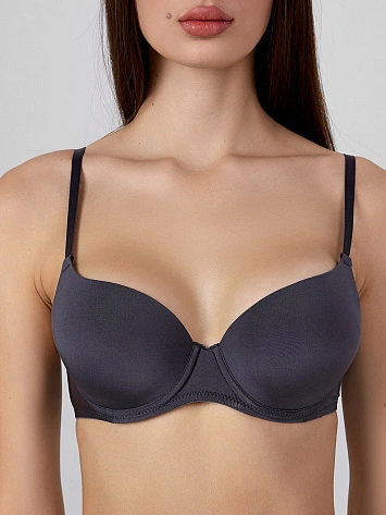 Бюстгальтер женский серый