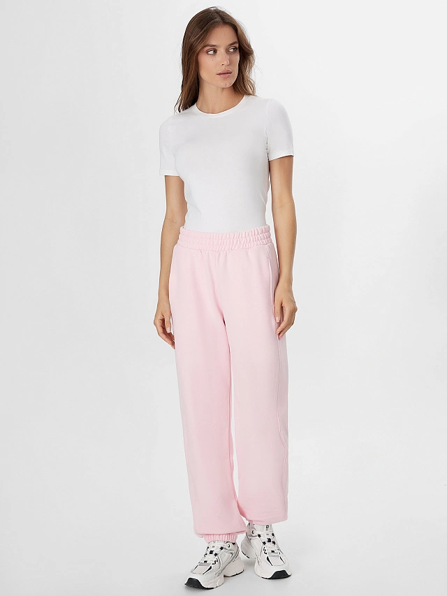 Брюки женские розовые - 4