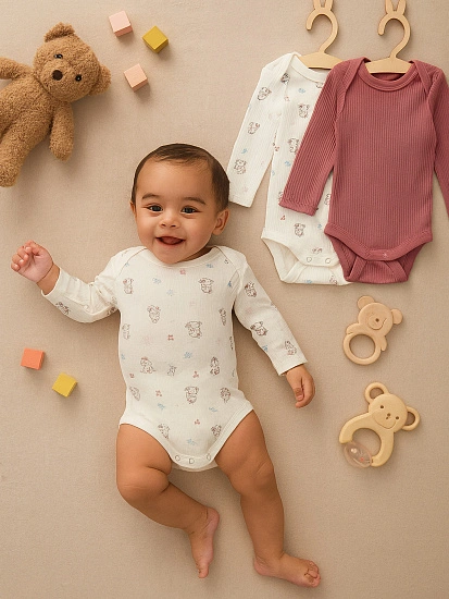 картинка Боди детское в наборе, 2 шт от магазина Одежда+