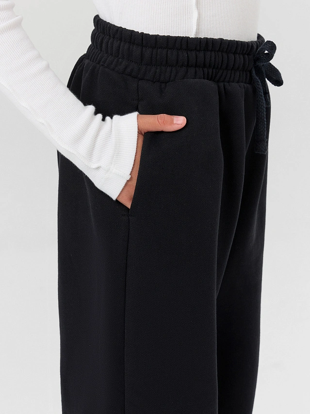 Брюки для девочек черные - 3