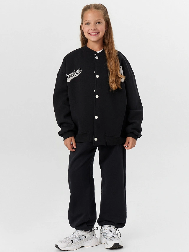 Брюки для девочек черные - 7