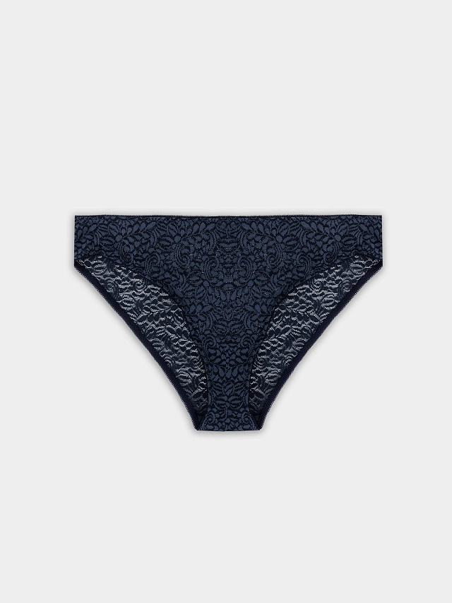 Трусы женские классические синие - 3