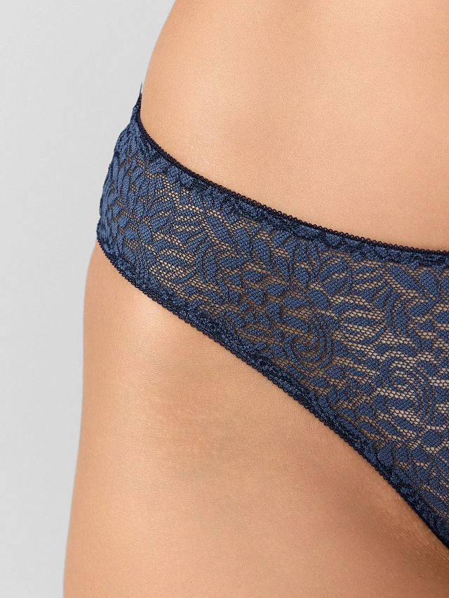 Трусы женские классические синие - 10