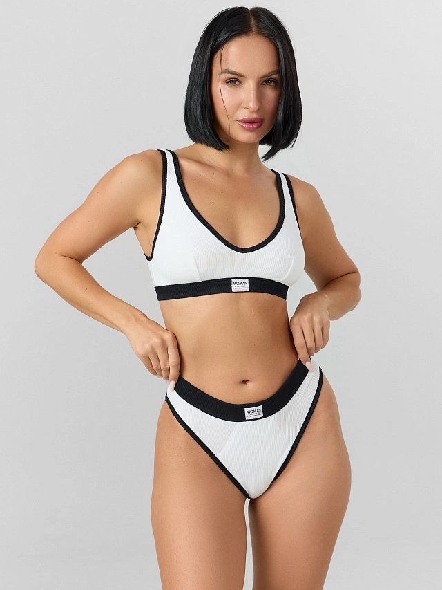 Трусы бразилиана женские в наборе, 3 шт - 14