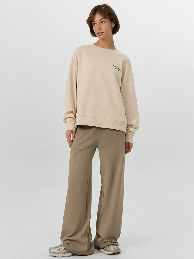 Брюки женские серые с обработкой эйсид - 4