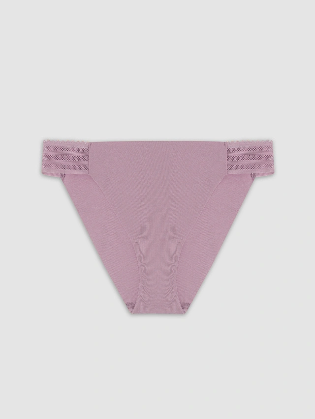 Трусы женские бесшовные розовые - 3