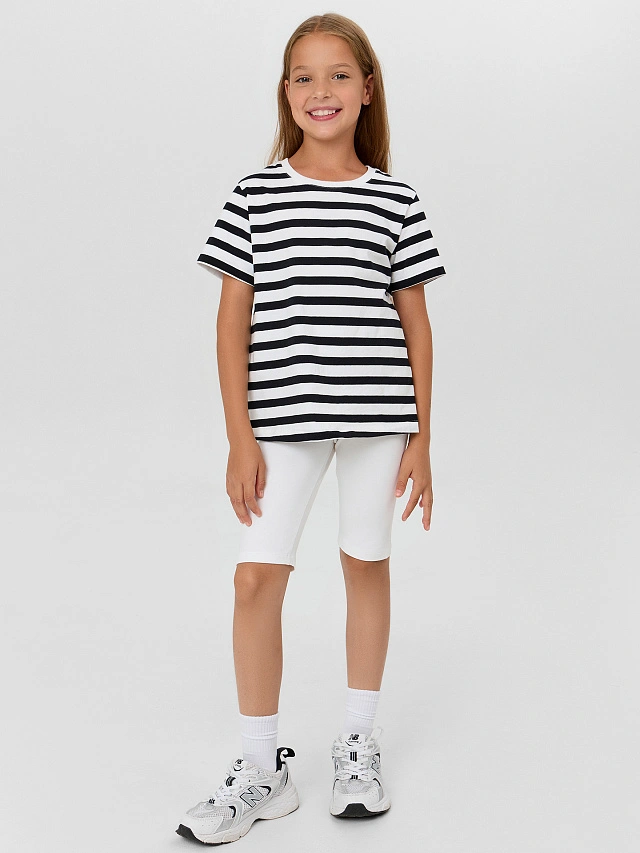 Велосипедки для девочек белые - 4