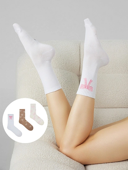 картинка Носки женские в наборе, 3 пары от магазина стильной одежды Mark Formelle