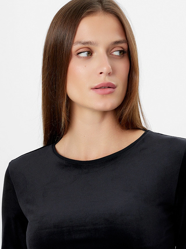 Джемпер женский черный - 5