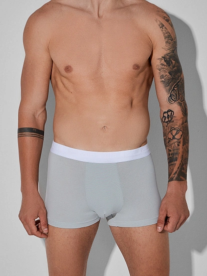 картинка Трусы боксеры мужские бирюзовые от магазина мужской одежды Mark Formelle