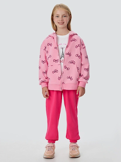 картинка Комплект для девочек розовый от известного бренда одежды для девочек Mark Formelle