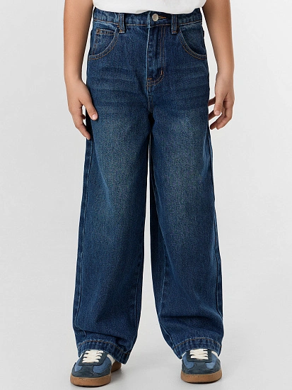 картинка БРЮКИ ДЖИНСОВЫЕ ДЛЯ ДЕВОЧЕК от известного бренда одежды для девочек Mark Formelle