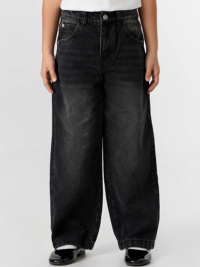 картинка БРЮКИ ДЖИНСОВЫЕ ДЛЯ ДЕВОЧЕК от известного бренда одежды для девочек Mark Formelle