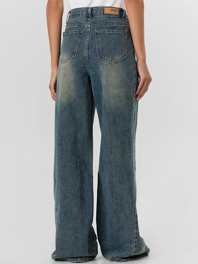 Джинсы женские синие - 4