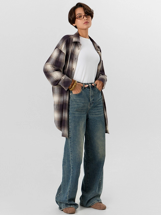 Джинсы женские синие - 8